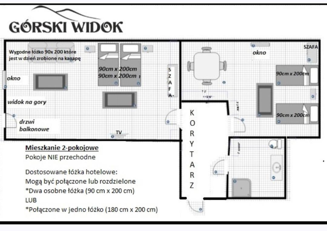 Gorski Widok Karpacz Apartamenty I Pokoje- Salon Kominkowy Εξωτερικό φωτογραφία