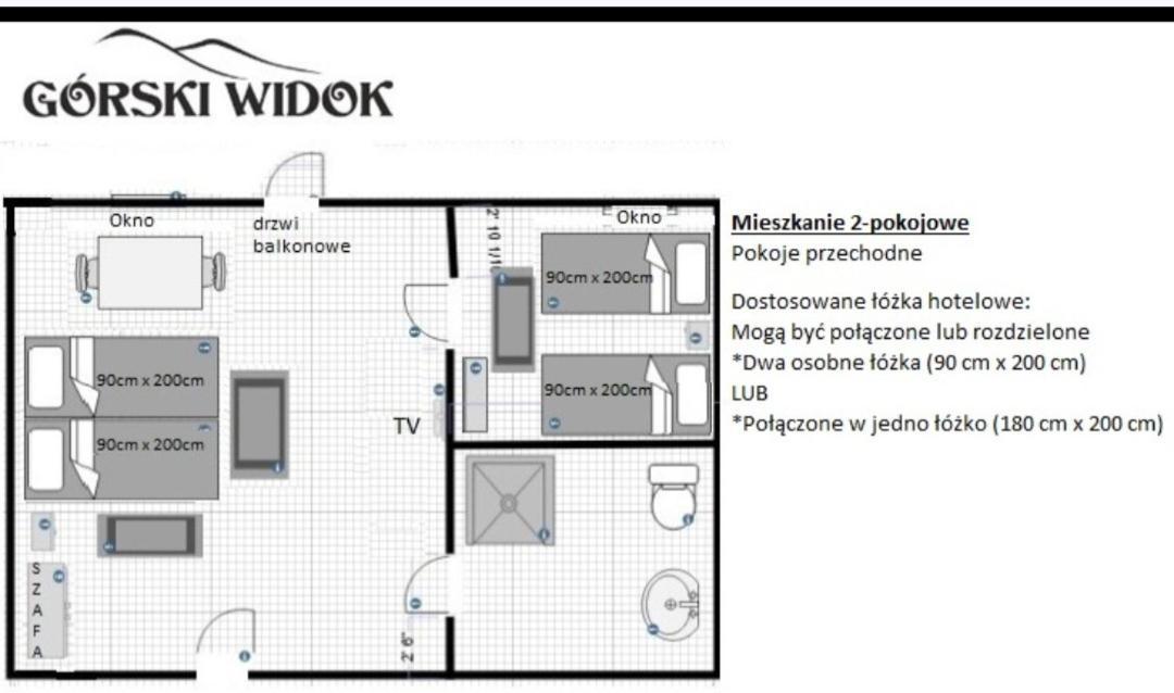 Gorski Widok Karpacz Apartamenty I Pokoje- Salon Kominkowy Δωμάτιο φωτογραφία
